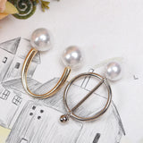 Pearl Scarf Buckle Women's Corner Knot Towel