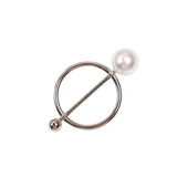 Pearl Scarf Buckle Women's Corner Knot Towel