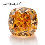 5*5MM CHAMPAGNE VVS1 Cushion Cut Loose Moissanite Gemstone