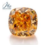 5*5MM CHAMPAGNE VVS1 Cushion Cut Loose Moissanite Gemstone