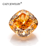 5*5MM CHAMPAGNE VVS1 Cushion Cut Loose Moissanite Gemstone