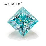 5*5MM SKY VVS1 Princess Cut Loose Moissanite Gemstone
