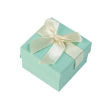 Small Jewelry Organizer Box with Ribbon Bowknot Sponge