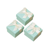 Small Jewelry Organizer Box with Ribbon Bowknot Sponge