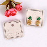 Rectangle Jewelry Packaging Earrings Card Holder