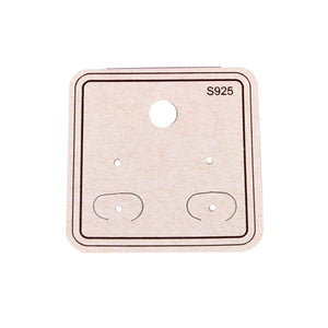 Rectangle Jewelry Packaging Earrings Card Holder