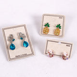 Rectangle Jewelry Packaging Earrings Card Holder