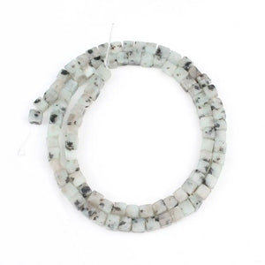 5*5mm Square Pink Crystal Quartz Agates Sea Sediment Beads