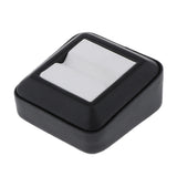 Leather Gem Display Box Storage Case For Gemstones Diamond Jewelry