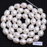 Natural Freshwater Pearl Oval Loose Beads 5-11mm
