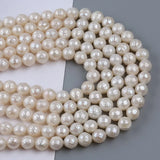 Freshwater Round Pearl Beads Strands for Jewelry Making