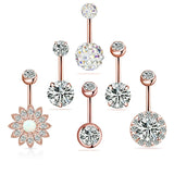 Surgical Steel Navel Piercing Belly Button Dangle Earrings Belly Bar