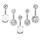 Surgical Steel Navel Piercing Belly Button Dangle Earrings Belly Bar