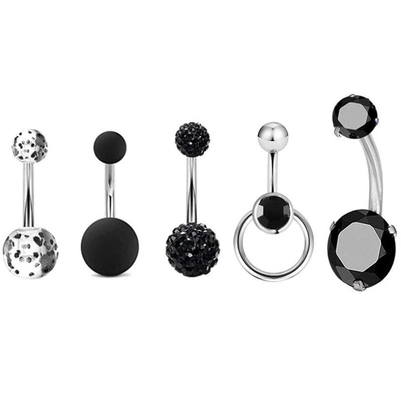 Stainless Steel Navel Belly Button Rings for Women