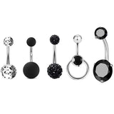 Stainless Steel Navel Belly Button Rings for Women