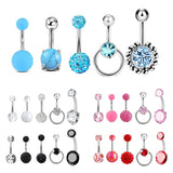 Stainless Steel Navel Belly Button Rings for Women