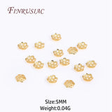 18K Plated Brass Filigree Bead Caps 50/100 pcs