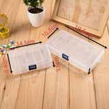 Adjustable Transparent Jewelry Organizer Storage Box