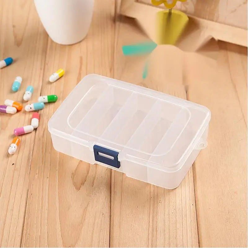 Adjustable Transparent Jewelry Organizer Storage Box