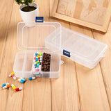 Adjustable Transparent Jewelry Organizer Storage Box