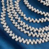 80Pcs Strand Water Drop Baroque Freshwater Pearl Earring Charms Jewelry Beads