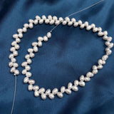 80Pcs Strand Water Drop Baroque Freshwater Pearl Earring Charms Jewelry Beads