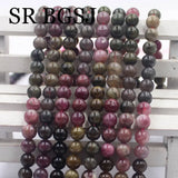 5-6mm Mixed Tourmaline Spacer Seed Loose Beads 15inch