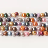 5-6mm Multicolor Freshwater Pearls Baroque Punch Beads for Jewelry Making