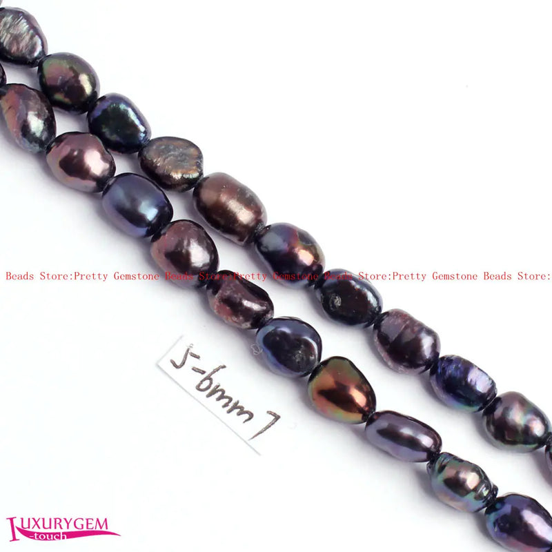5-6mm Multicolor Freshwater Pearl Beads Strand for Jewelry Making