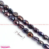 5-6mm Multicolor Freshwater Pearl Beads Strand for Jewelry Making