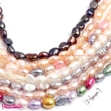 5-6mm Multicolor Freshwater Pearl Beads Strand for Jewelry Making