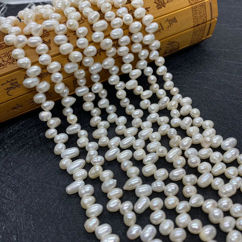 Multicolor Freshwater Rice-shaped Pearls for DIY Jewelry Making