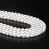 5-6mm Rice Punch Freshwater Pearl Beads for Jewelry Making DIY Necklace Bracelet