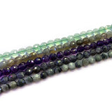 5-6mm Natural Stone Beads Faceted Spacer DIY Loose Beads