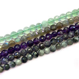 5-6mm Natural Stone Beads Faceted Spacer DIY Loose Beads