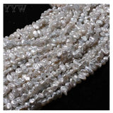 5-6mm Natural Freshwater Pearl Beaded High Shape Punch Loose Beads