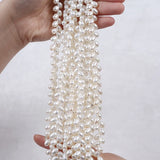 5-6mm Rice Pearl Strand Wheat Beads for Necklace and Bracelet