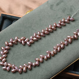 5-6mm Wheat Ear Shape Freshwater Pearl Rice Beads DIY Hand-Wearing Jewelry