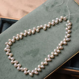 5-6mm Wheat Ear Shape Freshwater Pearl Rice Beads DIY Hand-Wearing Jewelry