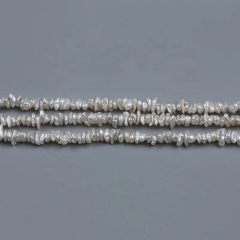 5-6mm Centre Drilled Keshi Freshwater Pearls