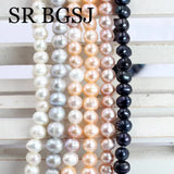 5-6mm Pink Purple Freshwater Pearl Beads Strand 14 inch