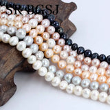 5-6mm Pink Purple Freshwater Pearl Beads Strand 14 inch
