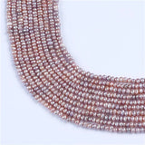 5-6mm Pink Freshwater Pearl Button Strands