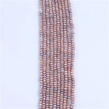 5-6mm Pink Freshwater Pearl Button Strands