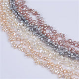 Purple Baroque Pearl Strand 5-6mm