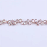 Purple Baroque Pearl Strand 5-6mm