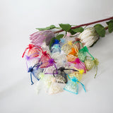 50Pcs Organza Bag Wedding Gift Jewelry Packing Drawstring Pouch Can Logo
