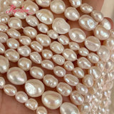 Potato Irregular Natural Freshwater Pearl Bead 15"