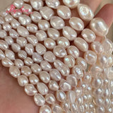 Potato Irregular Natural Freshwater Pearl Bead 15"