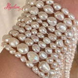 Potato Irregular Natural Freshwater Pearl Bead 15"